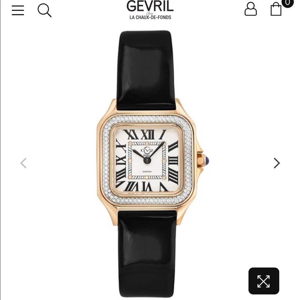 GEVRIL GV2 Milan Diamond Women Watch Used